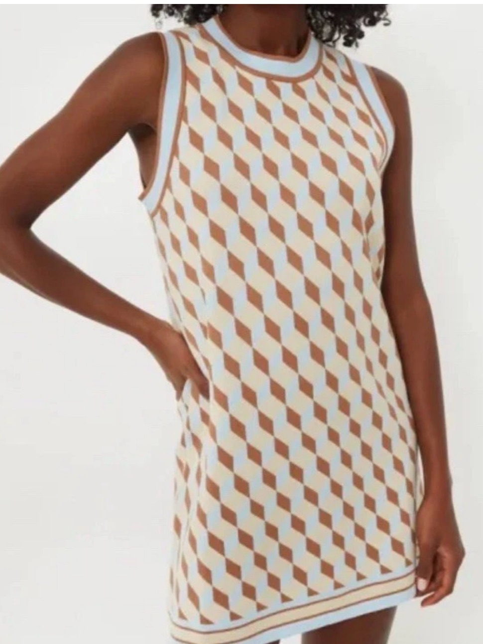 Tuckernuck Ocean Spray Knit Geo Marie Sleeveless Dress Nwt Xxl 2xl